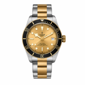 Tudor Black Bay S&G Champagne Dial Two-Tone luxury wristwatch